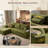 106" Upholstered Boneless Cloud Sectional Couch, L-shape Modern Modular Sofa With Ottoman For Living Room Bedroom-1124018001-1124017998