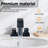 Modern Matte Black 2 Handle Waterfall Bathroom Faucet