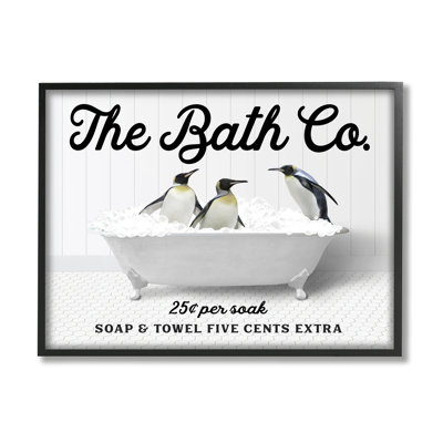 " Bubble Bathtub Penguins "
