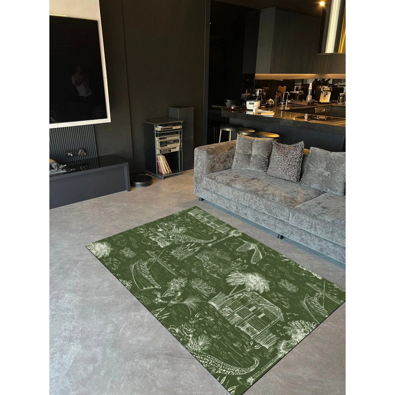 Tapis intérieur / extérieur Angilia, Rectangle 2 pi 8 po x 5 pi