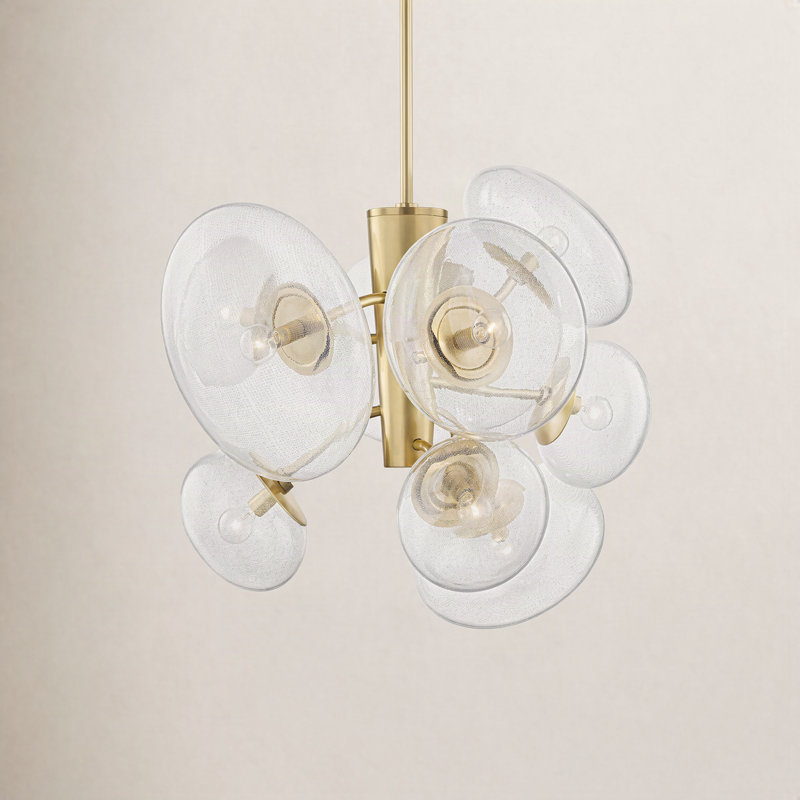 Opera 9 - Light Pendant, Aged Brass