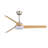 52 Inch Ceiling Fan With 22W LED Light And Remote Control 5 ABS Blades For Living Room