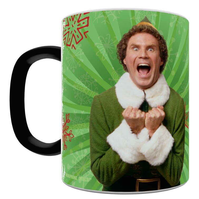 Elf WorldS Best Cup of Coffee Morphing Mugs Heat-Changing Drinkware - 11oz