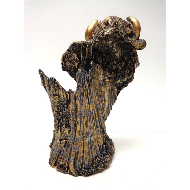 Buffalo Bust Bottle Holder