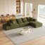 Canapé modulaire en forme de L Boneless avec 6 coussins-1797693831
