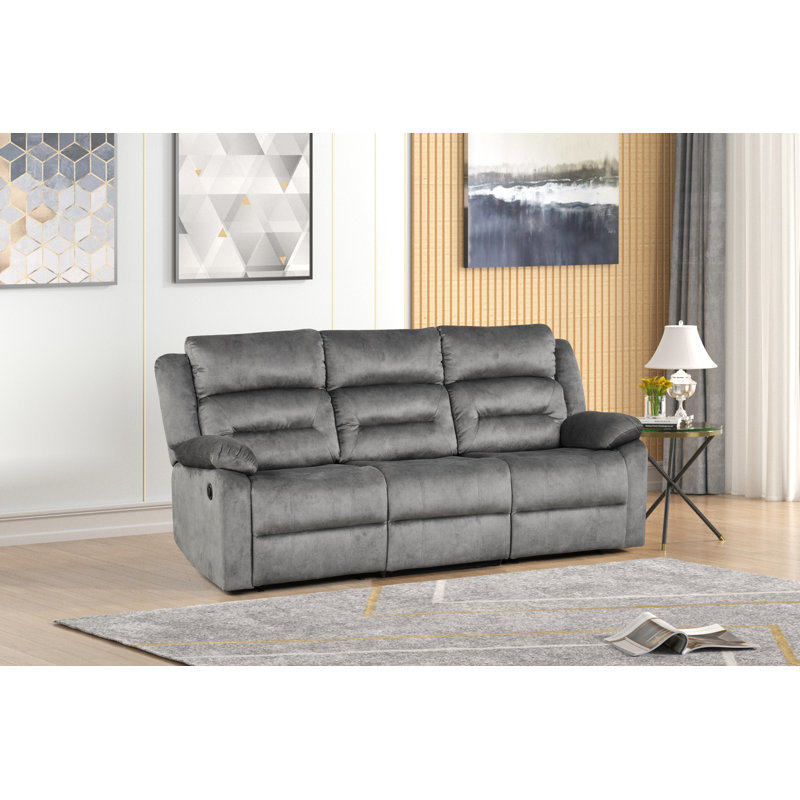 Fauteuil inclinable Octaviean, Tissu gris bronze, Électrique