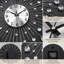 Grande horloge murale pour salon