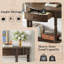 39 " W Solid Wood Top Console Table