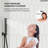 Pressure-Balanced Shower System with 6" Rain Shower Head, Handheld Spray and Rough-In Valve-106893501