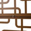 Clôture d'intimité en métal l 76 "H48" - Brun pour patio balcon terrasse pelouse jardin météo Ps114 écran extérieur