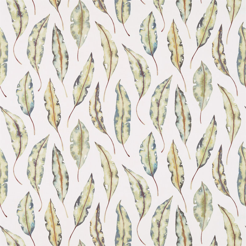 Kinina Fabric, Graphite/Mustard