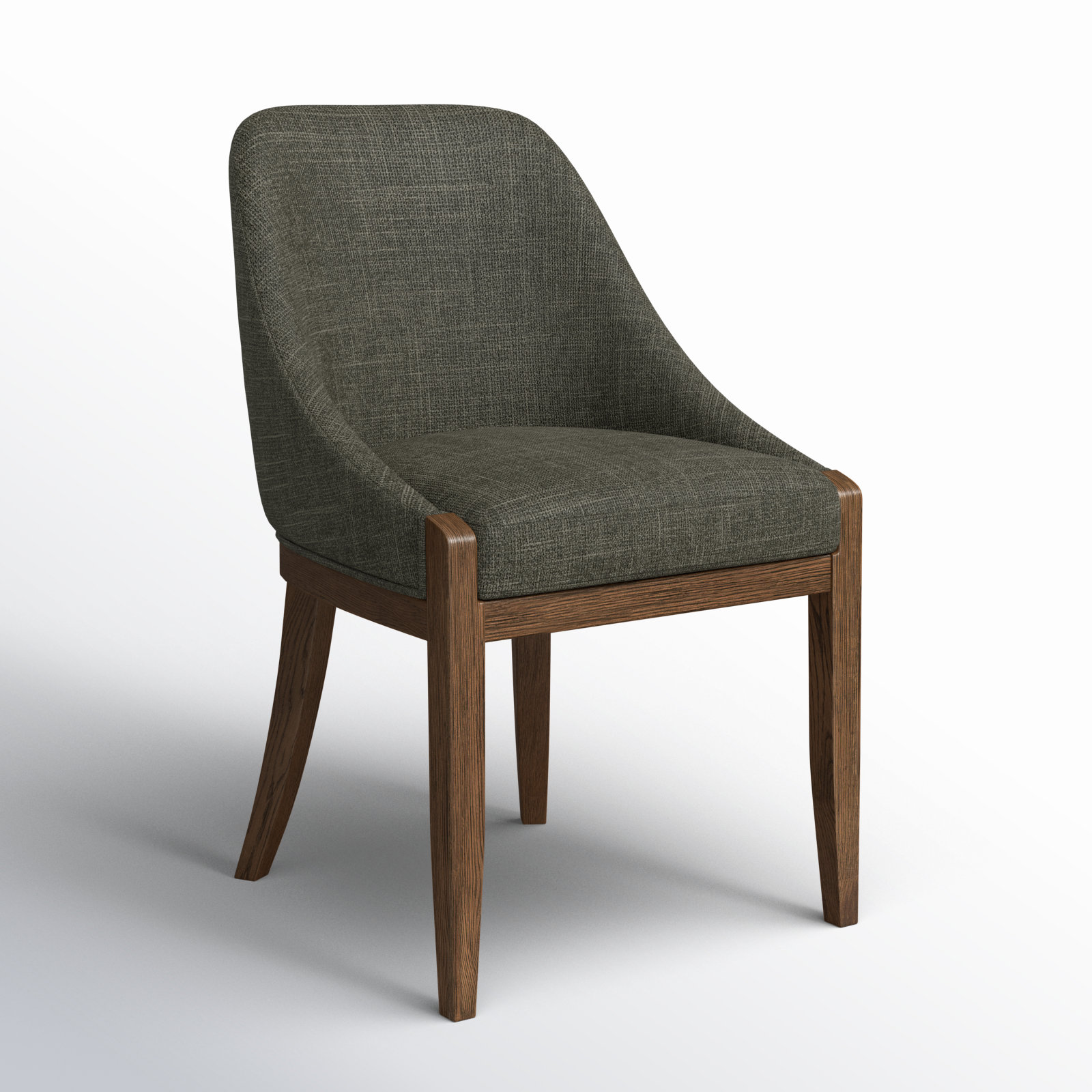 Daya DINING CHAIR PERFORMANCE FABRIC, Charcoal Performance Chenille