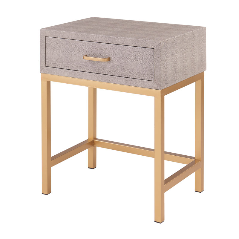 Edgardo End Table with Storage