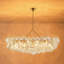 Lustre moderne en verre soufflé soufflé à la main avec chaîne réglable-486396887