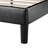  Cornimont Queen Size Vegan Leather Platform Bed, Tufted Headboard, No Box Spring Needed, Noise-Free-159421662-159421663