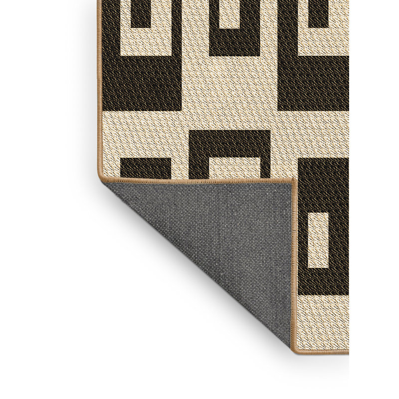 Performance Wool Abstract Indoor Rug, Rectangle 5' x 8'