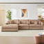 148" Upholstered Soft Sectional With Chaise-1757261885