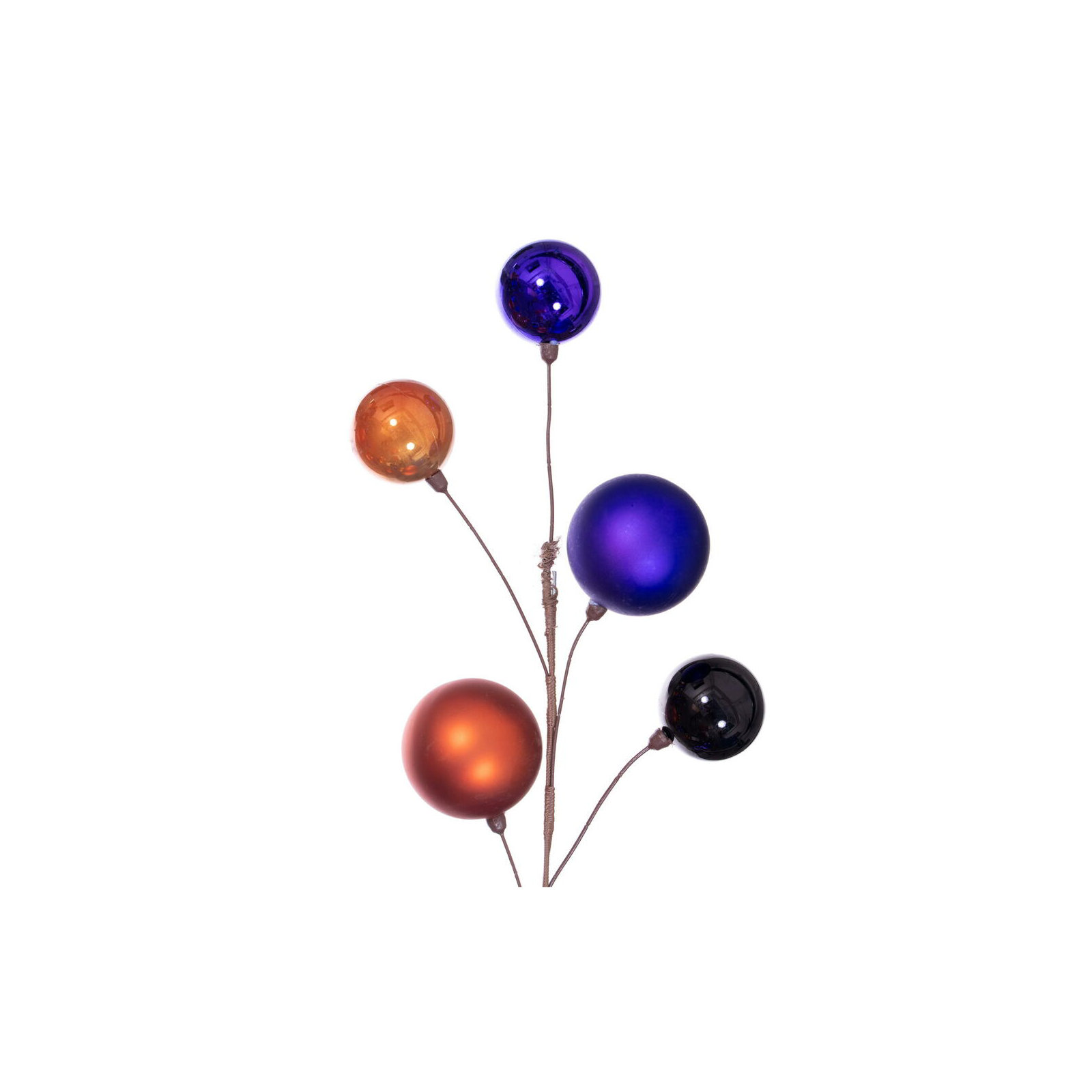 120'' in. Garland, Purple/Orange/Black