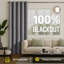 100% Linen Blackout Curtains - Thermal Insulated Eyelet Grommet Room Darkening Luxury Window Panels-1764111451-1764111431
