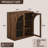 32"W Sideboard with Adjustable Shelves and Glass Doors-326792216