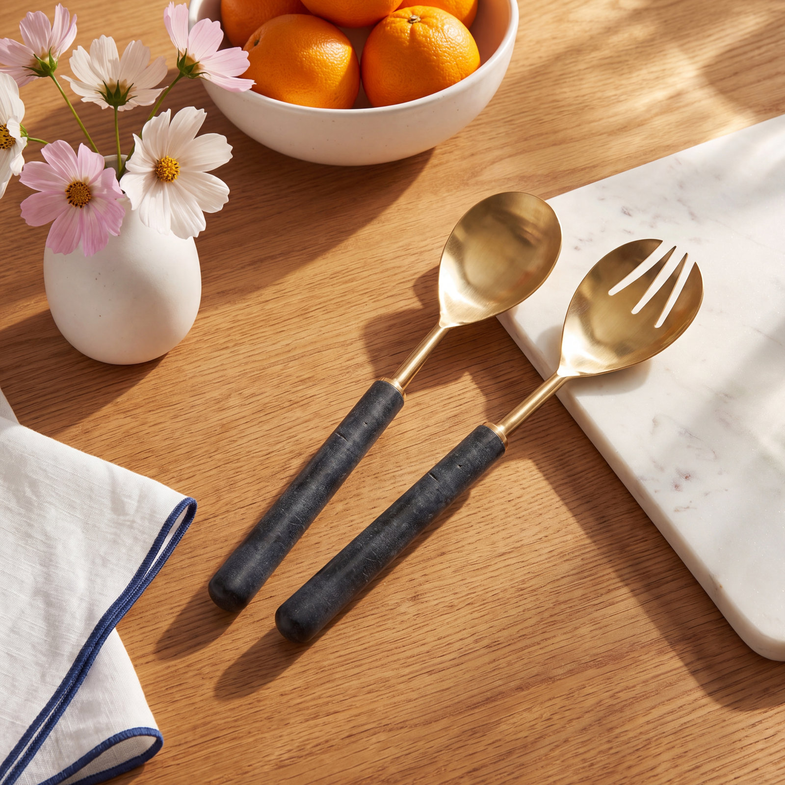 Stone Dust Salad Servers