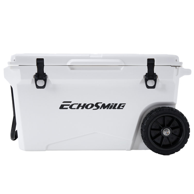 EchoSmile 75 qt. Ice Chest Cooler in, White