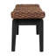 Banc en osier tissé Kroh