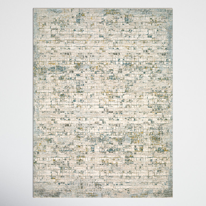 Abstract Indoor Rug, Rectangle 9' x 12'2"