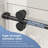 56-60 In. W X 74 In. H Single Sliding Frameless Anti-Collision System Shower Door With 1/4 In. Clear Glass-121564223