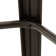 Pelaez Solid Wood Top Metal Base Dining Table