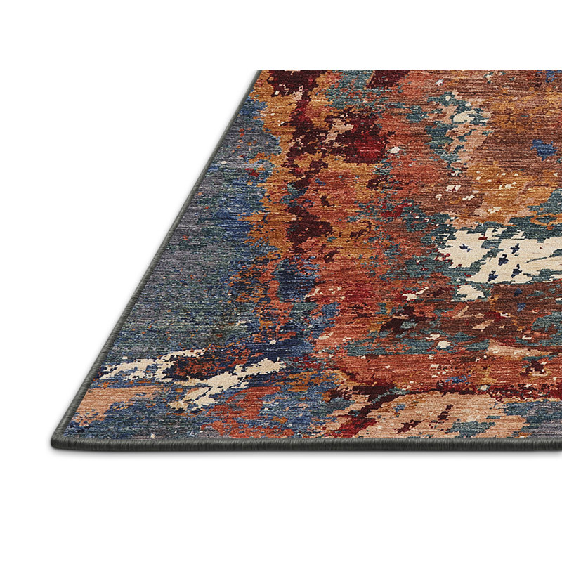 Abstract Indoor Rug, Rectangle 8' x 10'