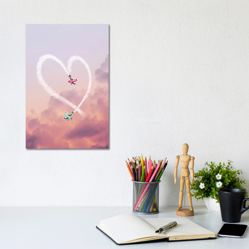 Love Is In The Air by Jonas Loose - Wrapped Canvas Print, 20.32 cm H x 30.48 cm W