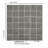 Coffee Talk Sheet-Mounted 2" x 2" Porcelain Stone Look Grid Mosaic Wall and Floor Tile-37767936