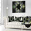 Into the Center of Fraction - Coussin imprimé abstrait-29288566-29288569