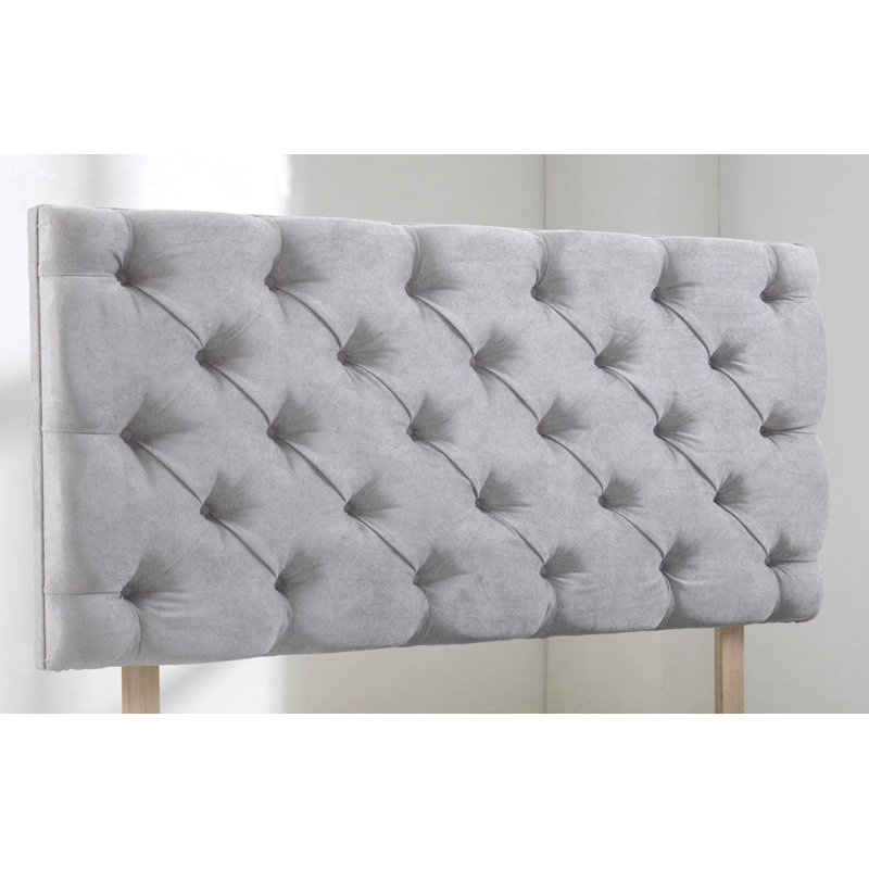 Kason Upholstered Headboard, Double (4'6), Pink