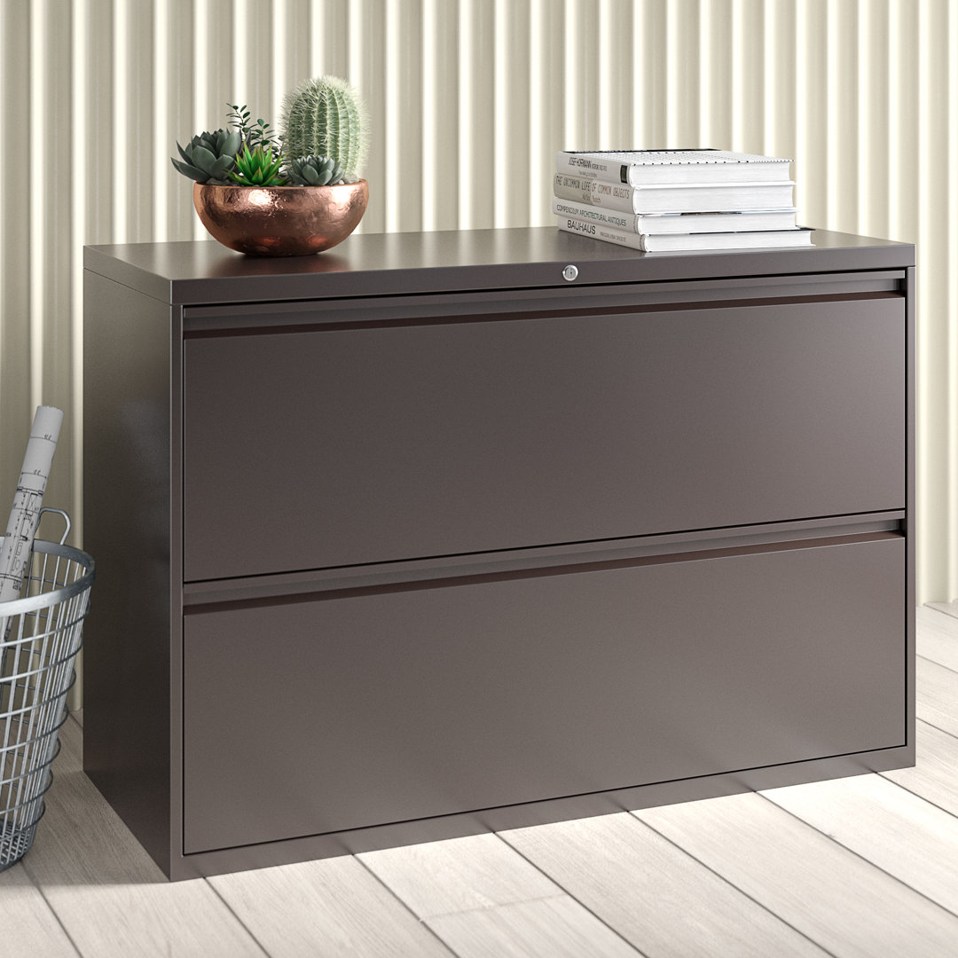 Pabel 44.5'' Wide 2 -Drawer Steel File Cabinet Inbox Zero