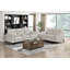 Causeuse de salon moderne en microfibre brun clair avec revêtement en microfibre et siège confortable avec pieds en métal noir, mobilier contemporain, 1 pièce