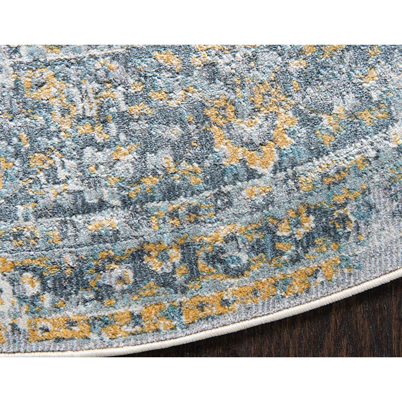 Folmar Oriental Indoor Rug, Round 8'