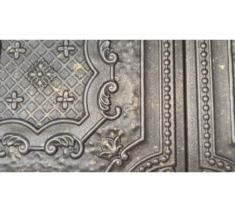Antique Brass Faux Tin Glue-Up Ceiling Tile Set