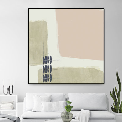 « monotype abstraction i » par jennifer grolier, impression sur toile