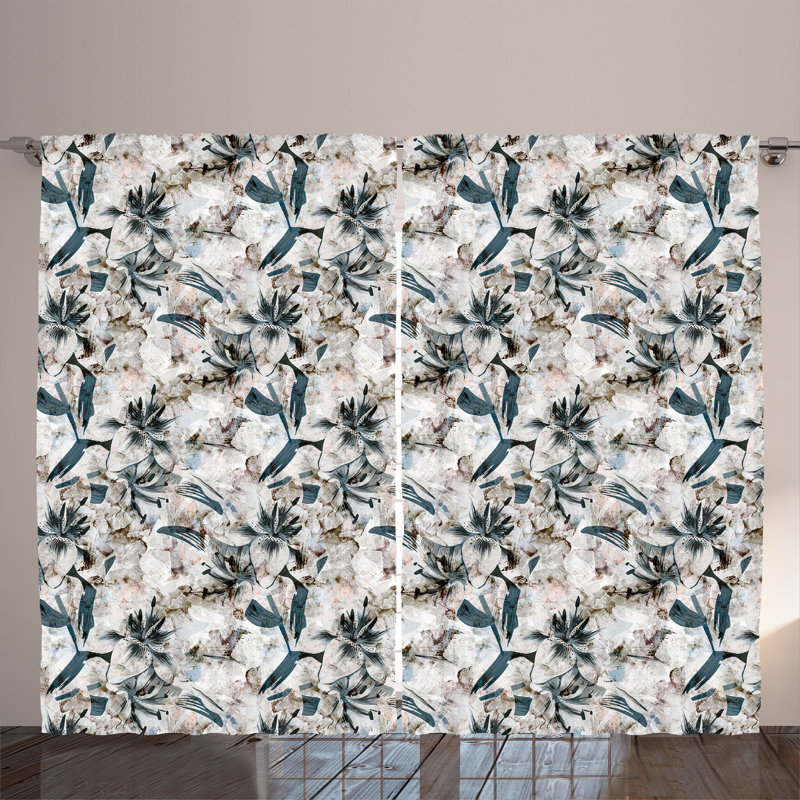 Semi Sheer Curtain Pair