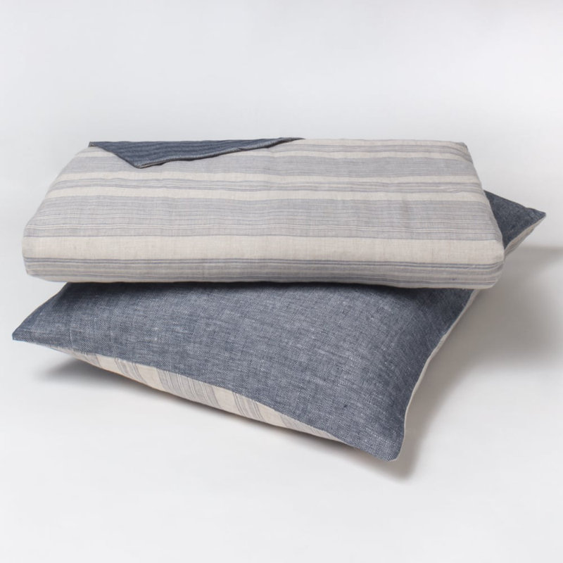 Nelson Linen Duvet Cover Set - Twin, Twin Duvet Cover + 1 Sham
