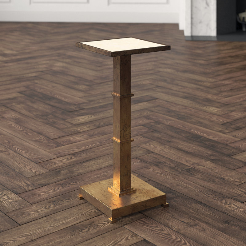 Blake Marble End Table, Gold