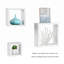 Tablettes flottantes - Ensemble de tablettes murales à cubes ouverts avec supports cachés, 3 tailles pour présenter des décorations, photos, plus - Quincaillerie incluse-1945988781