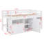  Lit mezzanine avec 4 tiroirs Jonee-599445090