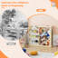 80.3cm H x 94.8cm W Book Display Bookcase-1269491830