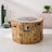 Demetrius Round Propane Smokeless Fire Pit Table-136985198