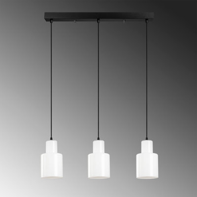 3 - Light Black Kitchen Island Pendant