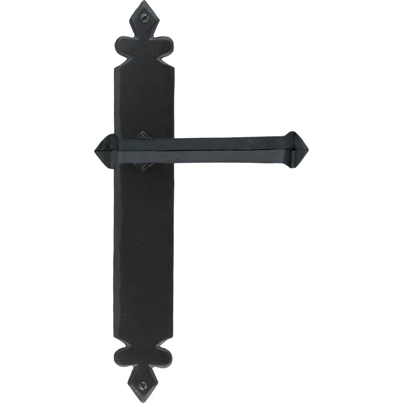 Tudor Lever Latch Set, Black