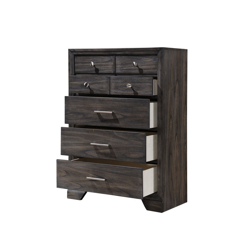 Ensemble de chambre avec lit plateforme de rangement Rodericka 3-4_Natividad, Grand